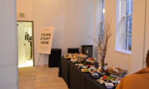 Snack buffet at open house; Photo Credit: Lauren Witt at Visit Portland