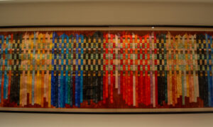 Unique art hanging on a wall; Photo Credit: Lauren Witt at Visit Portland