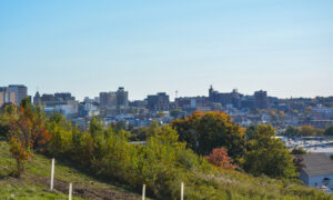 Portland view from Fort Sumner Park; Photo Credit: Lauren Witt at Visit Portland