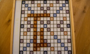 Docents Collection scrabble; Photo Credit: Lauren Witt at Visit Portland