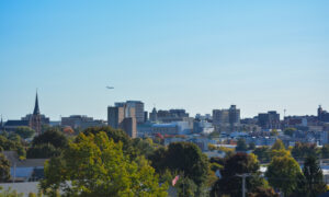 Portland view from Fort Sumner Park; Photo Credit: Lauren Witt at Visit Portland
