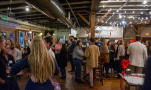 Group event in Boone's; Photo Credit: Lauren Witt at Visit Portland