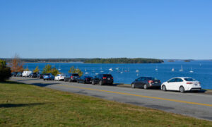 Casco Bay from the Eastern Prom in fall; Photo Credit: Lauren Witt at Visit Portland