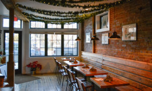 Interior of Maine Oyster Co.; Photo Credit: Lauren Witt at Visit Portland