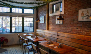 Interior of Maine Oyster Co.; Photo Credit: Lauren Witt at Visit Portland