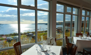 McKernan Inn sun room with a view; Photo Credit: Lauren Witt at Visit Portland