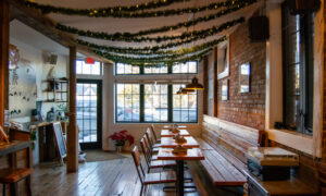 Interior of Maine Oyster Co.; Photo Credit: Lauren Witt at Visit Portland