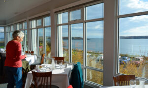 McKernan Inn sun room with a view; Photo Credit: Lauren Witt at Visit Portland