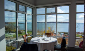 McKernan Inn sun room with a view; Photo Credit: Lauren Witt at Visit Portland