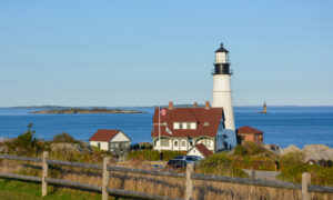 Portland Head Light at fall; Photo Credit: Lauren Witt at Visit Portland