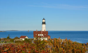 Portland Head Light at fall; Photo Credit: Lauren Witt at Visit Portland