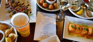 Boone's All Day Happy Hour Menu; Photo Credit: Lauren Witt at Visit Portland