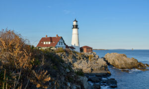Portland Head Light at fall; Photo Credit: Lauren Witt at Visit Portland
