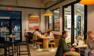 Orange Bike Brewing interior; Photo Credit: Lauren Witt at Visit Portland