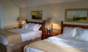 McKernan Inn hotel room; Photo Credit: Lauren Witt at Visit Portland