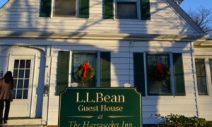 Exterior of the L.L. Bean guest house in Freeport; Photo Credit: Lauren Witt at Visit Portland