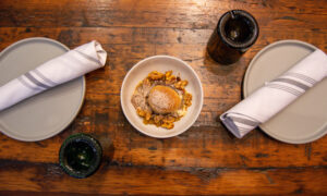 Sur Lie dessert ; Photo Credit: Lauren Witt at Visit Portland