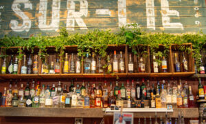 Sur Lie bar and drinks; Photo Credit: Lauren Witt at Visit Portland