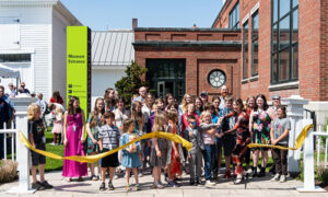 Farnsworth ribbon cutting ceremony; Photo courtesy of the Farnsworth Art Museum