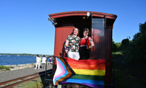 LGBTQ+ Maine Narrow Gauge train rides; Photo Credit: Maine Narrow Gauge