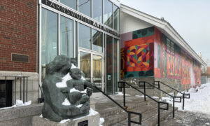 Exterior of the Farnsworth Museum in the winter; Photo courtesy of the Farnsworth Art Museum