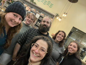 Three of Strong on Winter wednesday; Photo Credit: Lauren Witt at Visit Portland