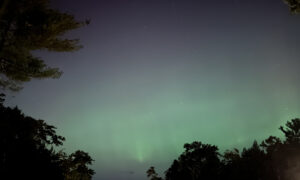 Northern Lights in Maine; Photo Credit: Lauren Witt at Visit Portland