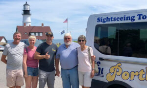 Group at Portland Head Light with The Real Portland Tour; Photo Credit: Kara Meader