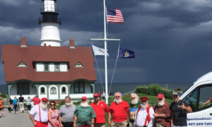 Group at Portland Head Light with The Real Portland Tour; Photo Credit: Kara Meader