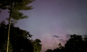 Northern Lights in Maine; Photo Credit: Lauren Witt at Visit Portland