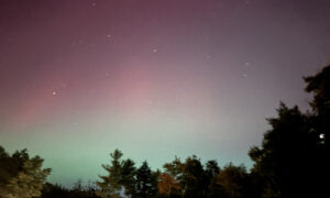 Northern Lights in Maine; Photo Credit: Lauren Witt at Visit Portland
