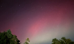 Northern Lights in Maine; Photo Credit: Lauren Witt at Visit Portland