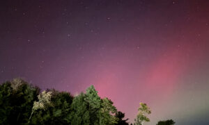 Northern Lights in Maine; Photo Credit: Lauren Witt at Visit Portland