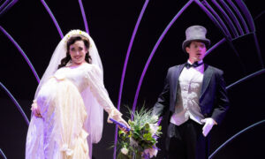 Couple getting married during play; Photos Credit: MSMT