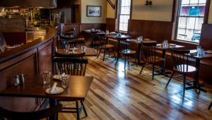Downstairs Dining. Photo Provided by Boone's Fish House & Oyster Room
