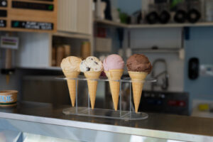 Ice Cream Cones. Photo Credit: Willard Scoops