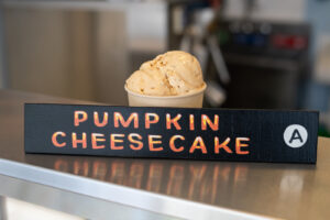 Pumpkin Cheesecake Ice Cream. Photo Credit: Willard Scoops