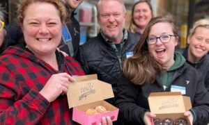 Portland Maine Donut Tour Group. Photo Credit: Good Maine