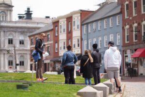 The Portland Donut Tour Group. Photo Credit: Good Maine