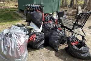 Trash at Riverton Trolley Park