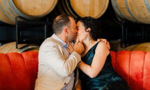 Couple on Couch. Photo Credit: Radiance By Design
