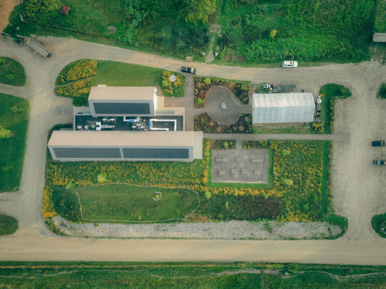 Wolfe's Neck Center Exterior. Photo Credit: Jesse Roesler