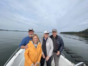 Boat Cruise with Nauti Sisters Sea Farm. Photo Credit: Alicia Gaiero
