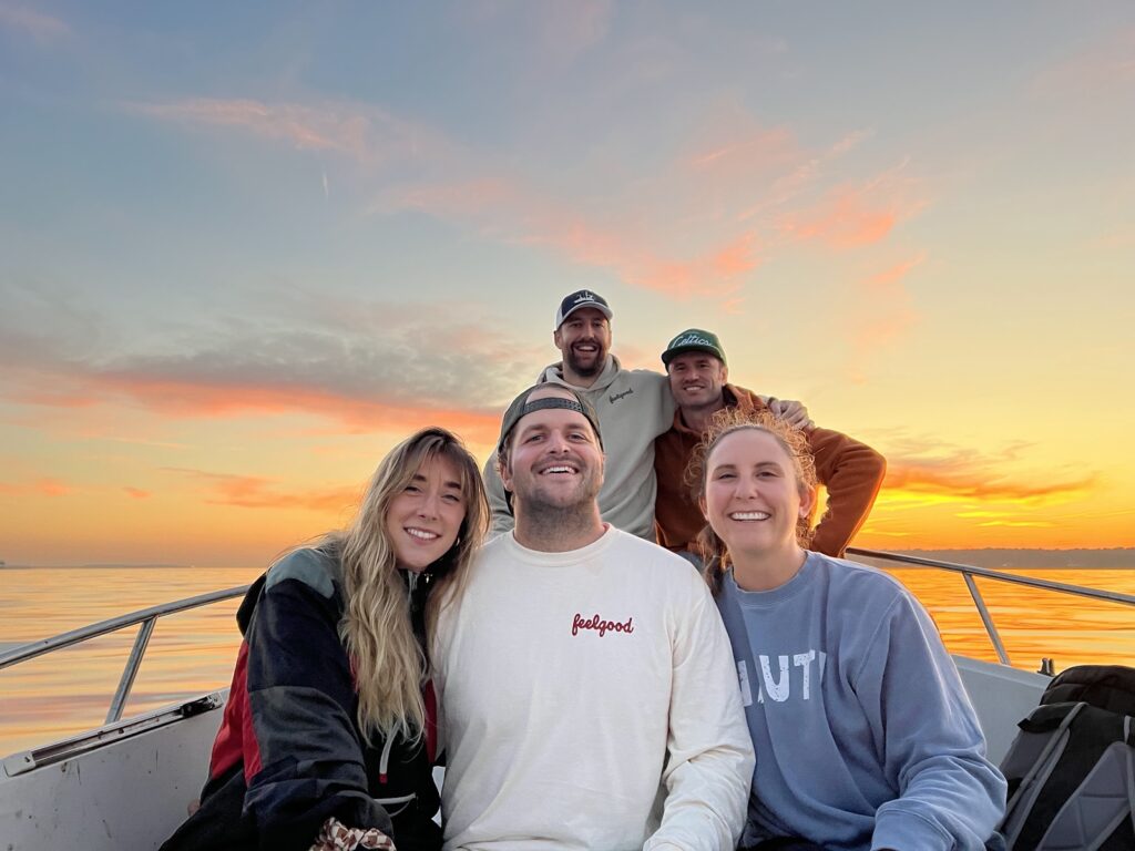 Sunset Cruise with Nauti Sisters Sea Farm. Photo Credit: Alicia Gaiero Sunset Cruise with Nauti Sisters Sea Farm. Photo Credit: Alicia Gaiero
