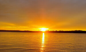 Sunset. Photo Credit: Sebago Lake Cruises