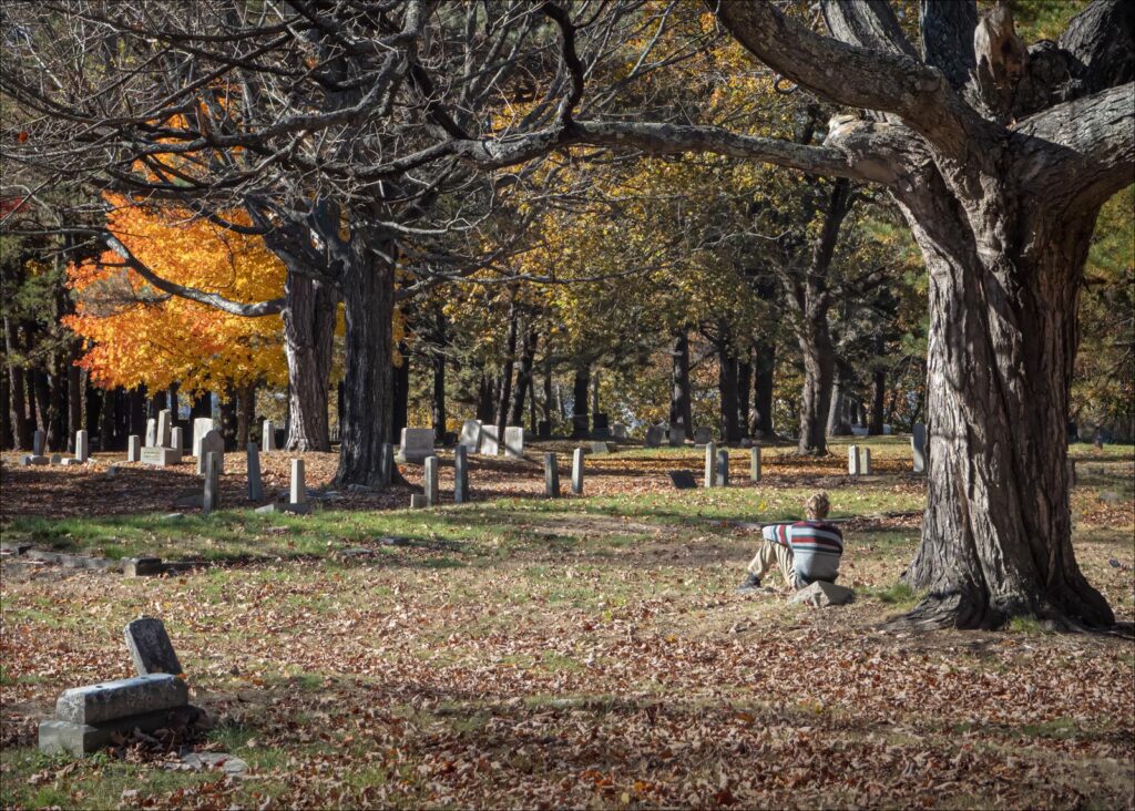 Western Cemetery in the fall. Photo Credit: Bill Shumaker - Stewards of the Western Cemetery