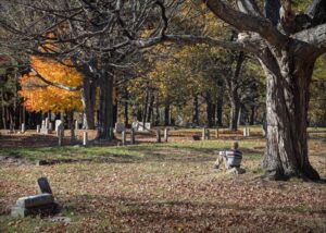 Western Cemetery in the fall. Photo Credit: Bill Shumaker - Stewards of the Western Cemetery