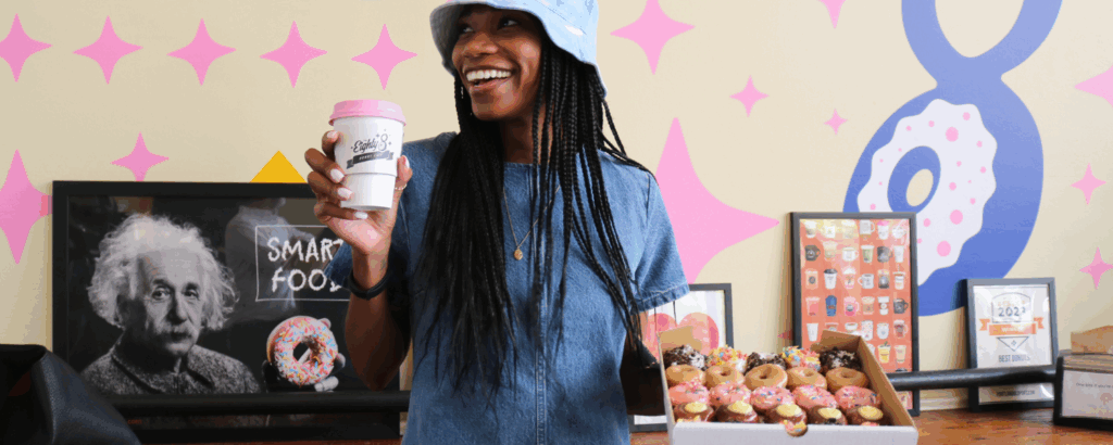 Eighty 8 Donuts with @mish_critiques, Photo Credit: Harleigh Gastman Eighty 8 Donuts with @mish_critiques, Photo Credit: Harleigh Gastman