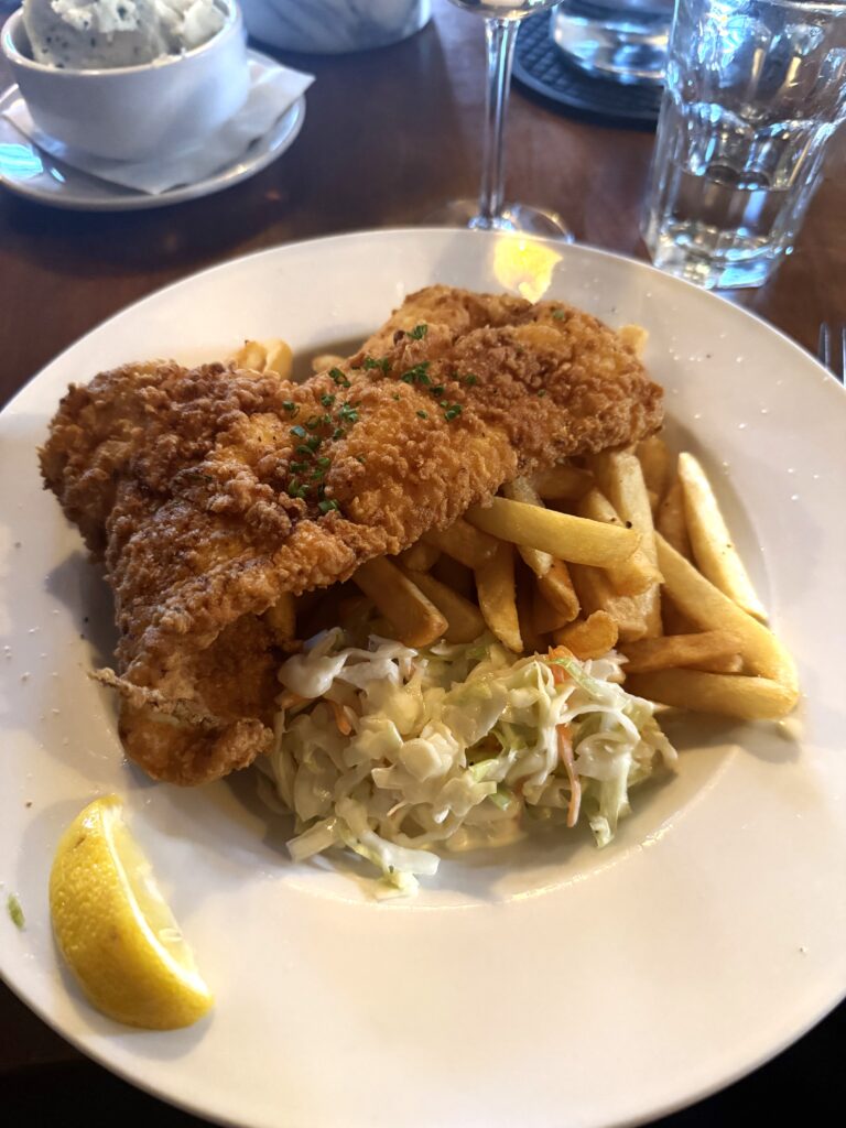 Fish and chips at Boone's Fish House, Photo Credit: Kirstie Archambault Fish and chips at Boone's Fish House, Photo Credit: Kirstie Archambault