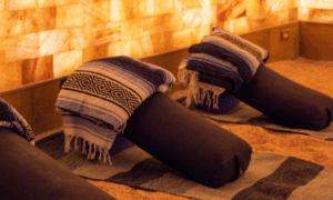 Salt Cave Yoga Ashley Flowers Yoga, Photo Credit: Capshore Photography
